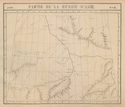 Russie d'Asie #16 Russia. Lena river basin. Yakutsk Sakha. VANDERMAELEN 1827 map