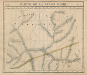 Russie d'Asie #17 Russia. East Siberia. NE Sakha. Magadan VANDERMAELEN 1827 map