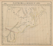 Russie d'Asie #19 Russia. South Magadan. NE Kamchatka Krai VANDERMAELEN 1827 map