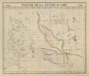Russie d'Asie 29 NW Kazakhstan Orenburg Chelyabinsk Russia VANDERMAELEN 1827 map