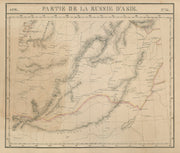 Russie d'Asie #33 Russia Mongolia. Buryatia Zabaykalsk. VANDERMAELEN 1827 map