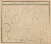 Russie d'Asie #34 Amur River. Heilongjiang China Russia. VANDERMAELEN 1827 map