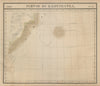 Asie. #37 Kamtchatka south-east coast Russia Petropavlovsk VANDERMAELEN 1827 map
