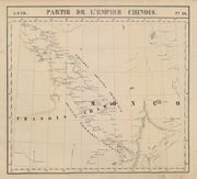 Asie. Empire Chinois #46 China Mongolia/Inner Mongolia. VANDERMAELEN 1827 map