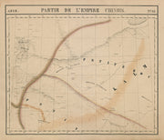 Asie. Empire Chinois #55 Tajikistan Uzbekistan Kyrgyzstan. VANDERMAELEN 1827 map