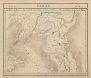 Asie. Corée #60 Korea China. Eastern Liaoning & Shandong. VANDERMAELEN 1827 map