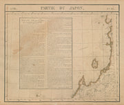 Asie. Partie du Japon #61 Japan. West-central Honshu coast VANDERMAELEN 1827 map