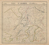 Asie. Pays Ajemeer Agra #82 North India Rajasthan Pakistan VANDERMAELEN 1827 map