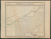 Asie. Partie de l'Arabie #101 Yemen & Oman coast. Socotra VANDERMAELEN 1827 map