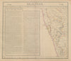 Asie. Bejapoor #102 SW India Maharashtra Goa Karnataka. VANDERMAELEN 1827 map