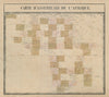 Carte d'Assemblage de l'Afrique. Africa. Unknown lands. VANDERMAELEN 1827 map