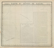 Afrique. Partie du Désert de Sahara #13. Mauritania Mali. VANDERMAELEN 1827 map