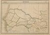 Afrique. Sénégal #19 Senegal, Gambia & southern Mauritania VANDERMAELEN 1827 map