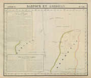 Afrique. Darfour et Kordofan #24. Western Sudan. Darfur. VANDERMAELEN 1827 map