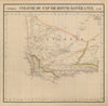 Afrique. Cap de Bonne Espérance #53. South Africa Cape. VANDERMAELEN 1827 map