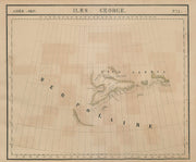 Amér. Sep. Iles George #1. Melville Island Canadian Arctic VANDERMAELEN 1827 map