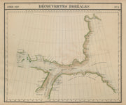 Amér. Sep. Découvertes Boréales #2. Nunavut. Barrow Strait VANDERMAELEN 1827 map