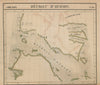 Amér Sep. Détroit d'Hudson Strait #18 Baffin Island Canada VANDERMAELEN 1827 map