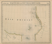 Amér. Sep. Partie de la Nouvelle Bretagne #27. Hudson Bay. VANDERMAELEN 1827 map