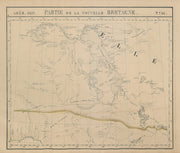 Amér Sep. Partie de la Nouvelle Bretagne #33 Lake Winnipeg VANDERMAELEN 1827 map