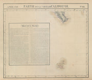 Amér Sep Partie de la Vielle Californie #63 Cabo San Lucas VANDERMAELEN 1827 map