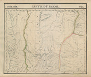 Amér. Mér. Brésil #23 South-central Brazil. MT TO GO DF MG VANDERMAELEN 1827 map