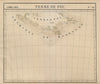 Amér Mér Terre de Feu #42 Tierra del Fuego Argentina Chile VANDERMAELEN 1827 map