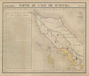 Océanique. Partie de l'Ile de Sumatra #11. North Sumatra. VANDERMAELEN 1827 map