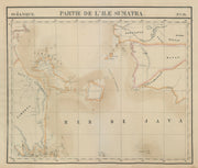Océanique. Partie de l'ile Sumatra #19. Borneo Bangka. VANDERMAELEN 1827 map