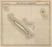 Océanique. Nouvelle Caledonie #46. New Caledonia Vanuatu. VANDERMAELEN 1827 map