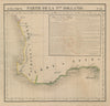 Océanique. Partie… Nle Hollande #52. Western Australia SW. VANDERMAELEN 1827 map