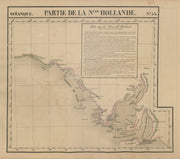 Océanique. Partie… Nlle Hollande #54 South Australia coast VANDERMAELEN 1827 map