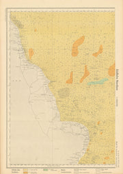 1b. Southern North Sea. England east coast. KRIEGSMARINE Nazi map 1940 old