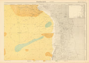 4a. German Bight north. Denmark southwest coast. KRIEGSMARINE Nazi map 1940