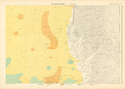 6a. Frisian Islands. Schleswig west coast. KRIEGSMARINE Nazi map 1940 old