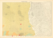 6b. Frisian Islands. Schleswig west coast. KRIEGSMARINE Nazi map 1940 old