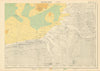 8a. Lower Saxony-Holstein coast Frisian Islands KRIEGSMARINE Nazi map 1940