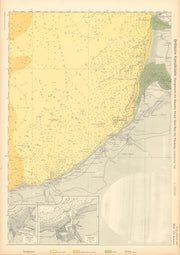 12a. Channel Dieppe Tréport Seine-Maritime Somme KRIEGSMARINE Nazi map 1940