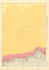 27a. Finistère coast. Roscoff Plouescat Aberwrac'h. KRIEGSMARINE Nazi map 1940