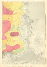 32a. Manche Ille-et-Vilaine coast. Mont Saint Michel. KRIEGSMARINE Nazi map 1940