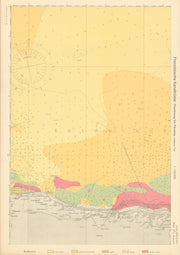 37a. Calvados. Omaha Gold Juno D-Day landing beaches. KRIEGSMARINE Nazi map 1940