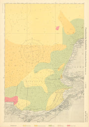 38a. Sword D-Day beach. Seine-Maritime Calvados Havre KRIEGSMARINE Nazi map 1940