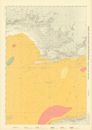 45a. Carmarthenshire Glamorganshire coast Gower. KRIEGSMARINE Nazi map 1940
