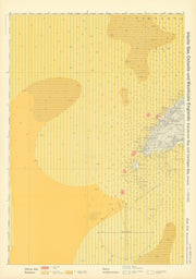 52b. Llyn peninsula. North west Wales. KRIEGSMARINE Nazi map 1940 old
