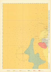 53a. Holyhead & Skerries. Anglesey. Wales. Irish Sea. KRIEGSMARINE Nazi map 1940