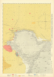 54b. Anglesey Menai Strait Carnarvonshire coast Wales KRIEGSMARINE Nazi map 1940