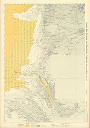 56b. Liverpool Bay. Ribble Estuary Lancashire coast. KRIEGSMARINE Nazi map 1940