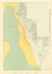 61a. Cumbria coast. Barrow-in-Furness. Whitehaven. KRIEGSMARINE Nazi map 1940
