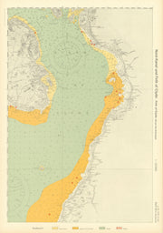 66a. Firth of Clyde Arran Ayrshire Bute. KRIEGSMARINE Nazi map 1940 old
