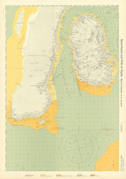 67a. Mull of Kintyre. Arran. Clyde. Argyll Bute. KRIEGSMARINE Nazi map 1940